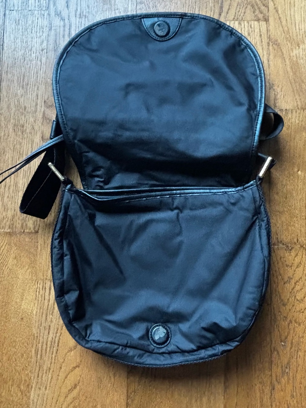 Tory Burch Black Nylon Amanda Crossbody / Messenger Bag - Picture 2 of 6